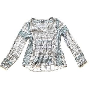 Lucky Brand Long Sleeve Blouse